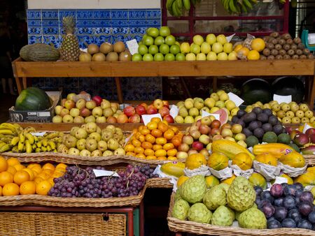 madeira island, farmers market のeditorial素材
