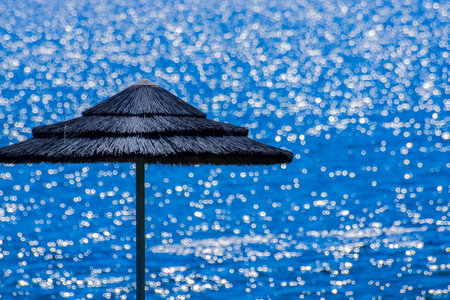 Umbrella at the beachの写真素材
