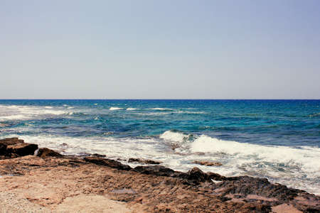 Background of blue sea.の写真素材