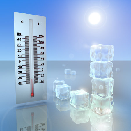 Cold and Ice - 3D Rendering