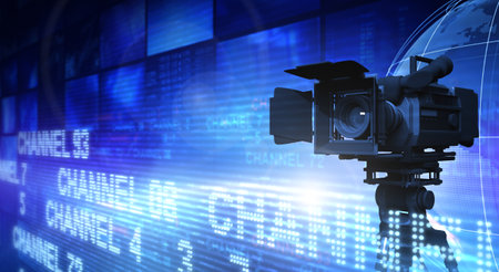 TV Stream - 3D Renderingの写真素材
