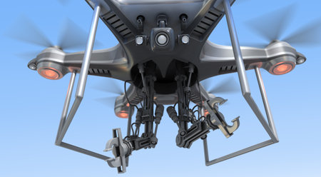 Drone for Service - 3D Renderingの写真素材