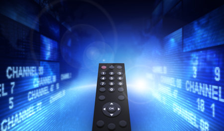 TV Stream - 3D Renderingの写真素材