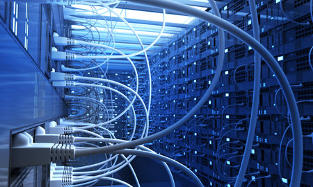 Network Chaos - 3D Renderingの写真素材