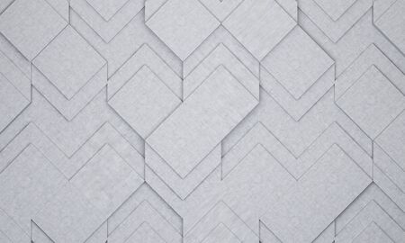 concrete wall with geometric shapes