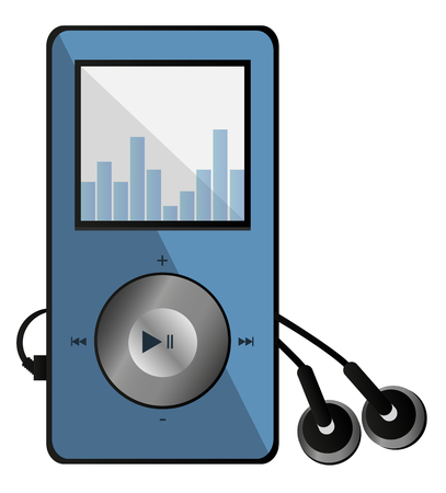 Mp3 media playerのイラスト素材