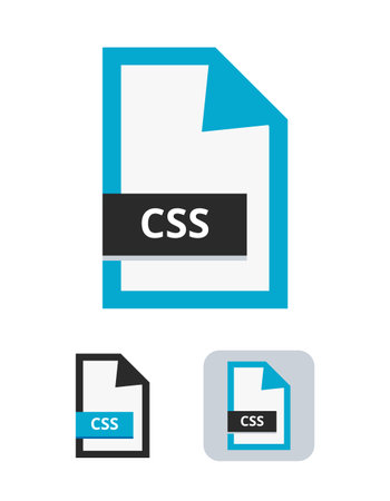 Vector of Css file vector icon. Symbol - ID:161886946 - Royalty Free ...