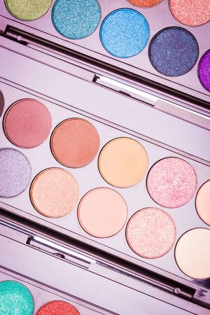 Mineral eye shadows in a palette, nice colorsの写真素材