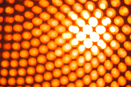 Abstract golden background of sparkling christmas lights - bokehの写真素材