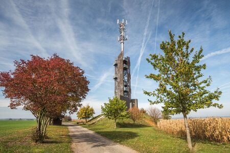 Romanka Lookout Tower is located near village Hruby Jesenik in the district Nymburk in the Central...