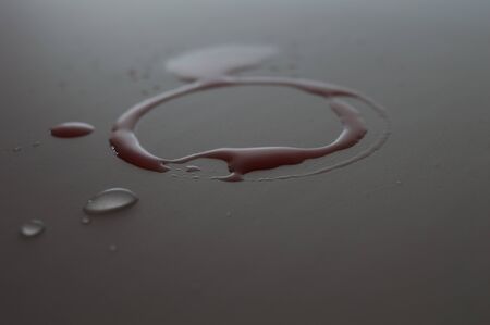 water on grey surface,の写真素材