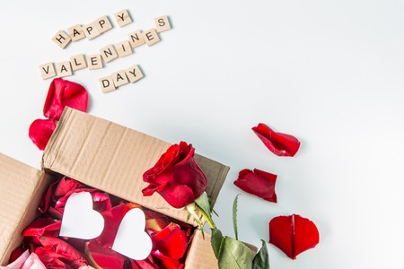 Gift box for Valentines dayの写真素材