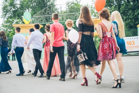 group of people in elegance clothesの写真素材