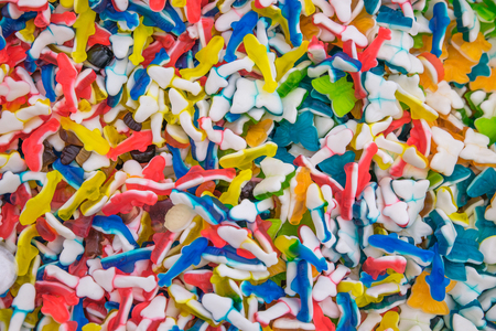 colored texture of marmalade. candy close upの写真素材