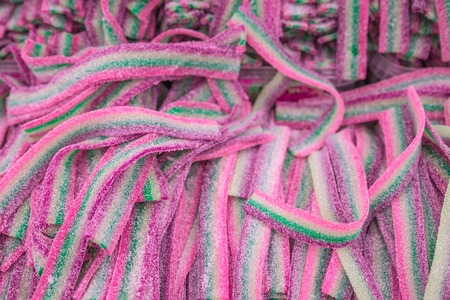 colored texture of marmalade. candy close up