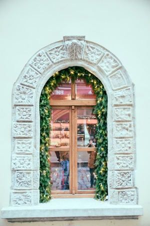 old brown vintage entrance door. exterior. graphic resourcesの写真素材