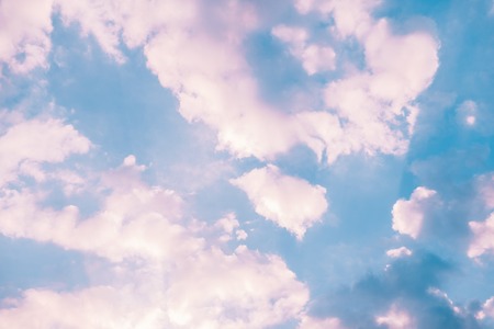 violet clouds on blue sky. background texture. graphic resourcesの写真素材