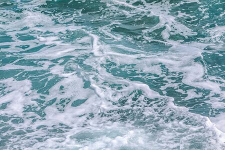 water waves texture close up sea oceanの写真素材