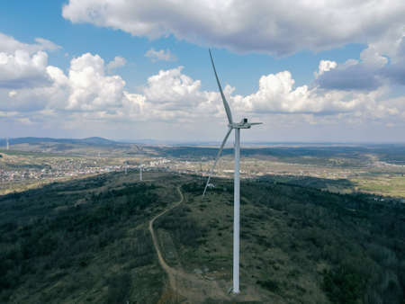 wind turbines green renewable electric energy