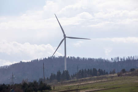 wind turbines green renewable electric energy