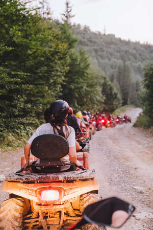 ATV close up. Details. extreme sport. outdoorsの写真素材