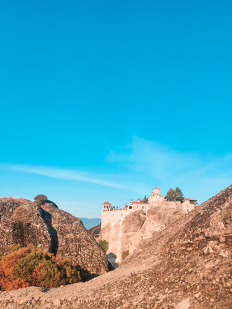 landscape view of Greece thessaly mountains