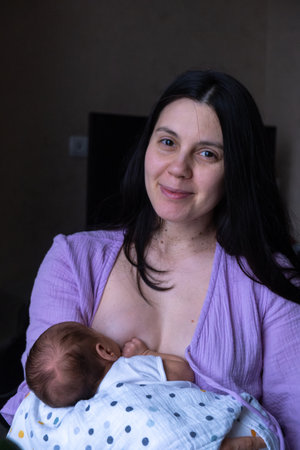Mother Breastfeeding Baby
