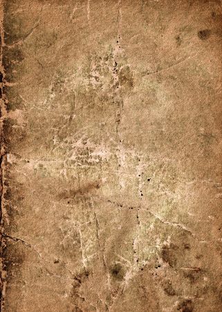 old collapsing paper with cracks and scratchesの写真素材