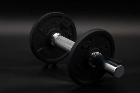 dumbbell exercise gymnastics fretboard device health black