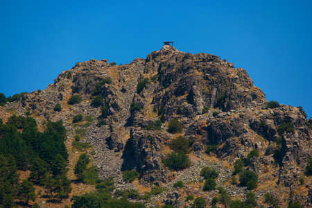 landscape mountains sky clouds trees nature spain madrid