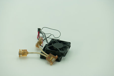 power supply for computer on white background, power supply for computer.