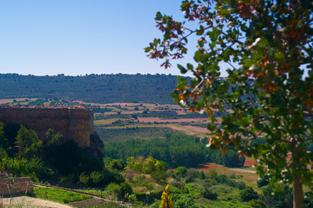 Rural landscape in Tarragona, Catalonia, Spain.の写真素材