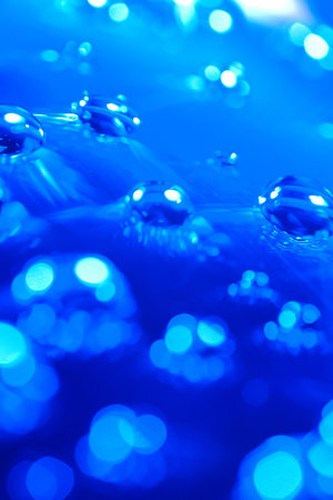 blue water drops macro close up abstract background high quality big size print