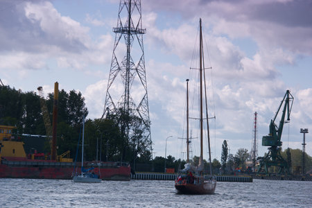 View of the port of Vilnius, Lithuania