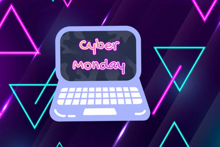Conceptual hand writing showing Cyber Monday. Concept meaning Monday after the holidays Cyber Monday Cyber Mondayの写真素材