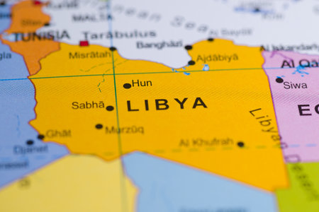 map political cartography colors close-up borders country location bokeh muasto print geography contour worldの写真素材