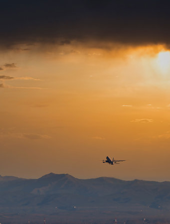 passenger plane at madrid airport transport technology flights flight airport technology wingsの写真素材