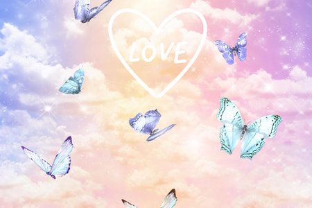 Saint Valentine's Day, Valentine's Day, Valentine's Day, love, background, pattern, graphics, beauty, wishes, drawing, colors,の写真素材