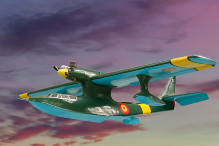 a historic propeller plane from the 20th century, the beginnings of military aviation