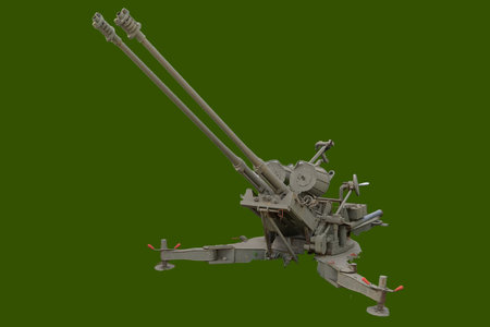 antique automatic weapons military air defense from the 20th century
