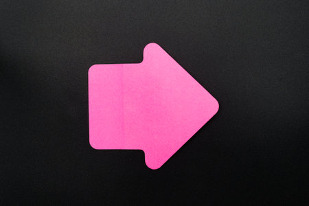 pink office sticky note for writing down information