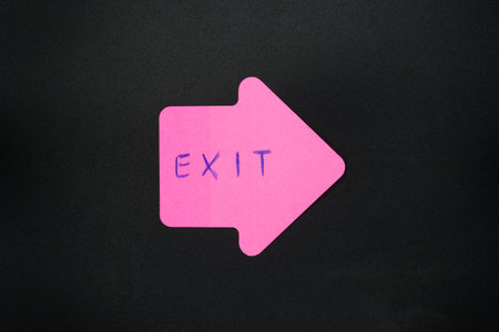 pastel colored office sticky note for writing down informationの写真素材