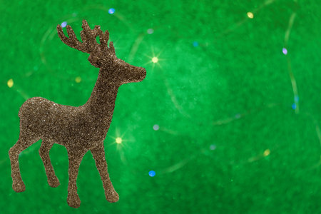 Christmas shiny colorful background with beautiful patterns and Christmas gadgetsの写真素材