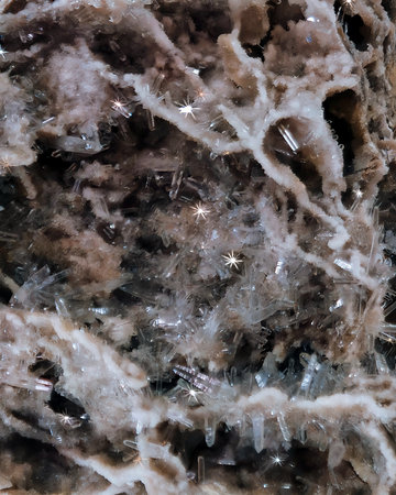 Photo of the mineral structure as a beautiful colorful background