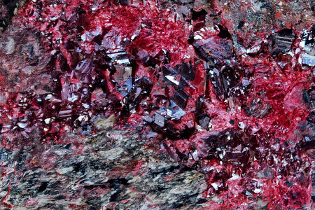 Photo of the mineral structure as a beautiful colorful background