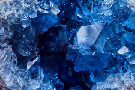 Photo of the mineral structure as a beautiful colorful backgroundの写真素材