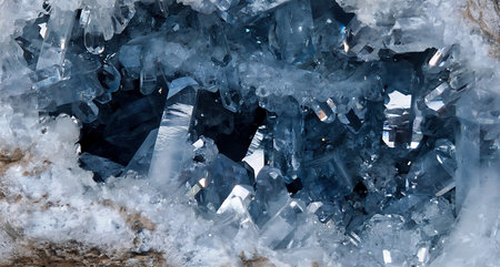 Photo of the mineral structure