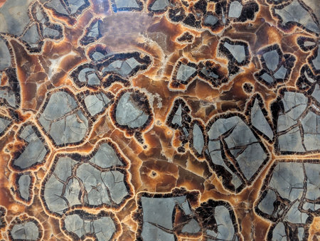 mineral block as a background with beautiful colorsの写真素材
