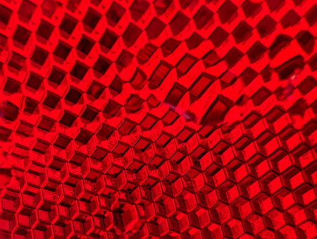 beautiful colorful background created from a cars rear lampの写真素材