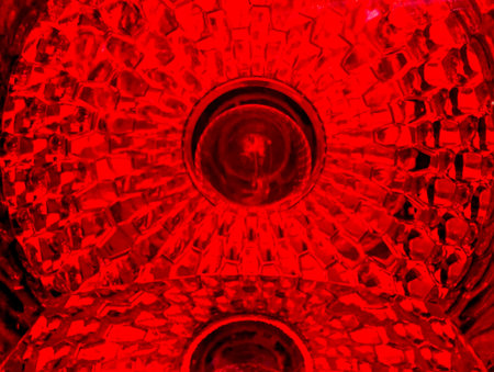 beautiful colorful background created from a cars rear lamp